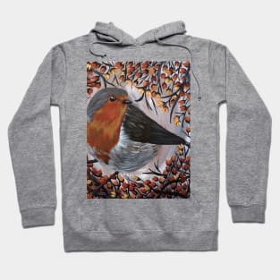 European robin Hoodie